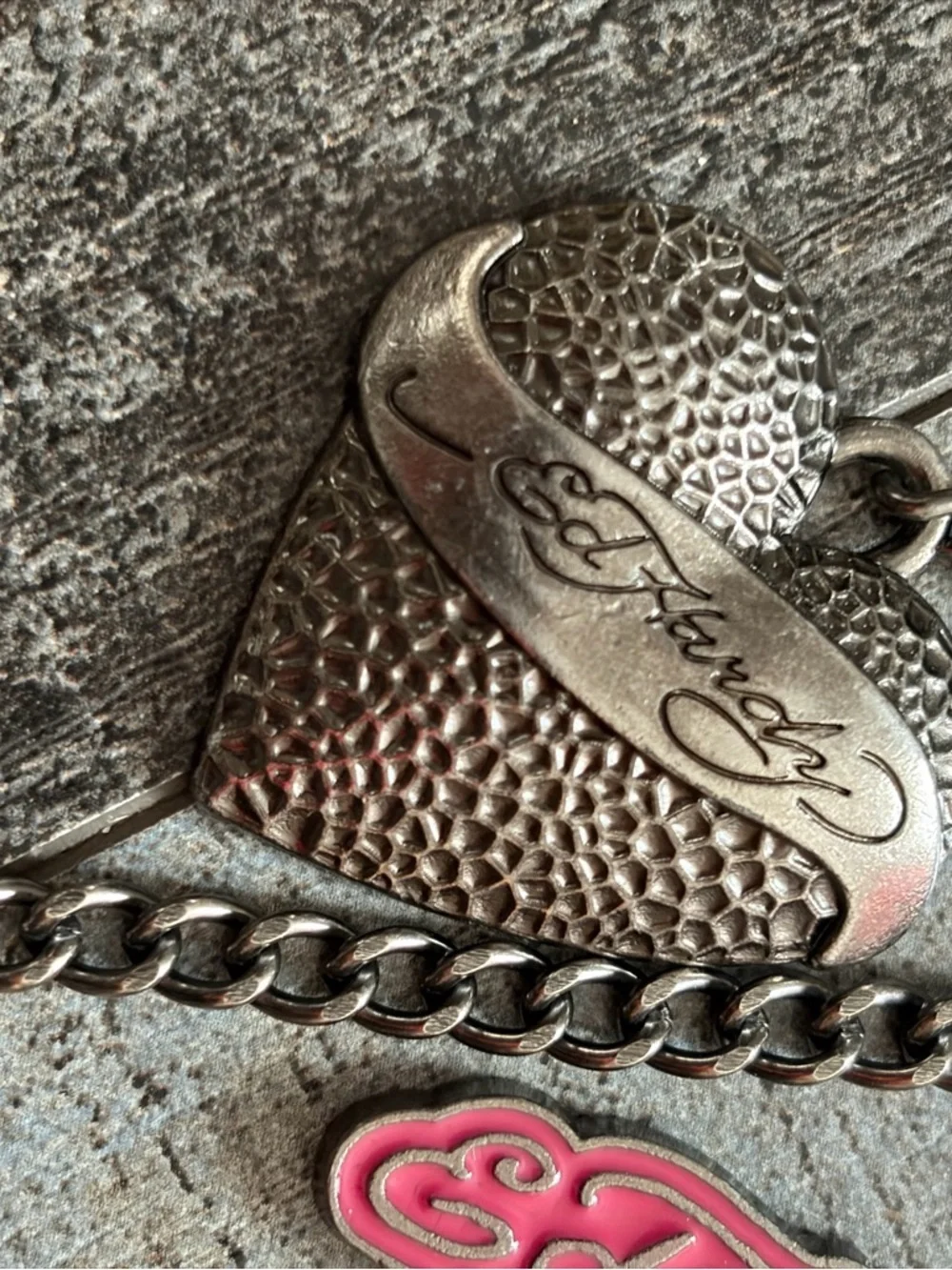 Ed Hardy by Christian Audigier Multi-Charm Bag Charm / Keychain – Y2K NWT